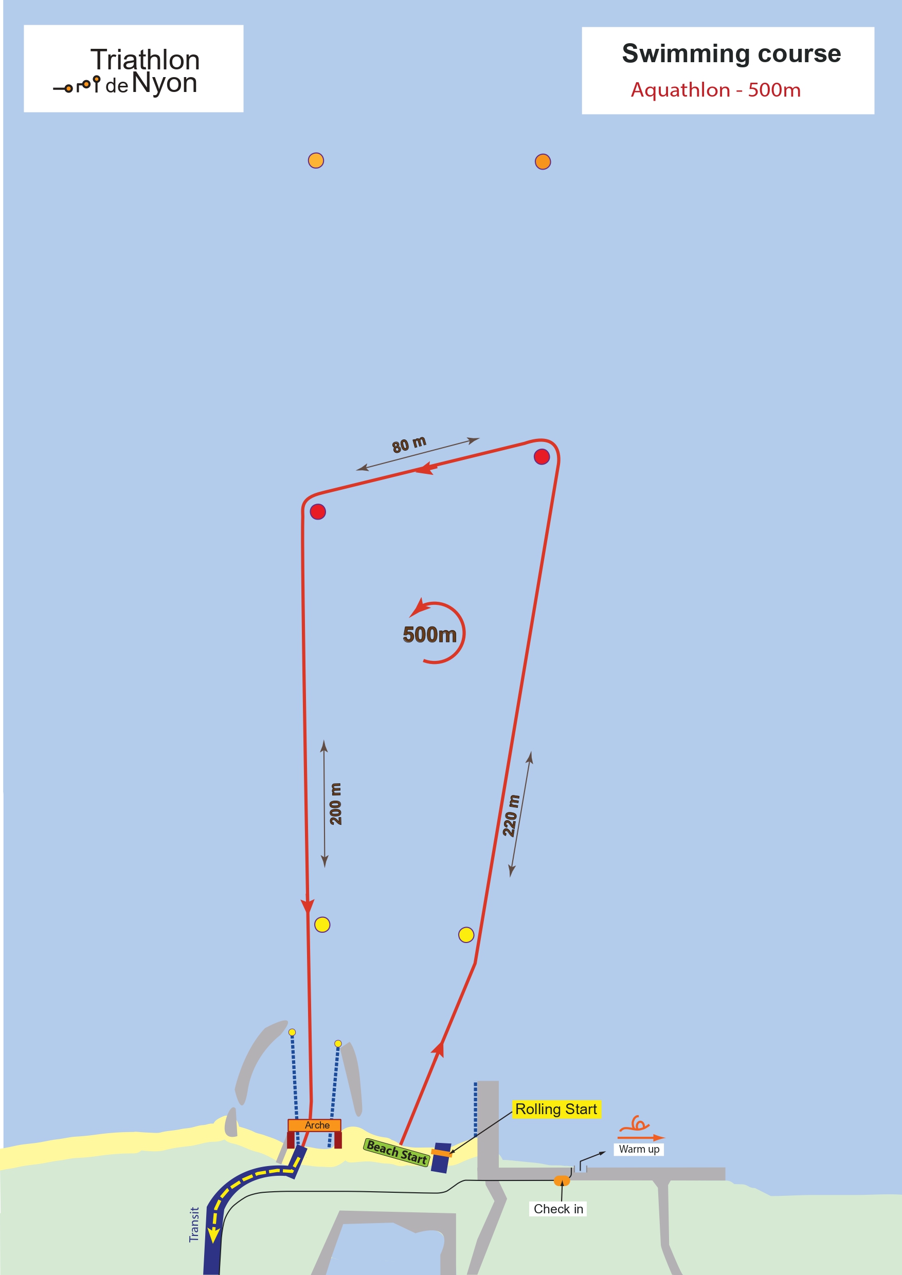 Parcours Natation Avec Toutes Les Bouées Aquathlon Page 0001